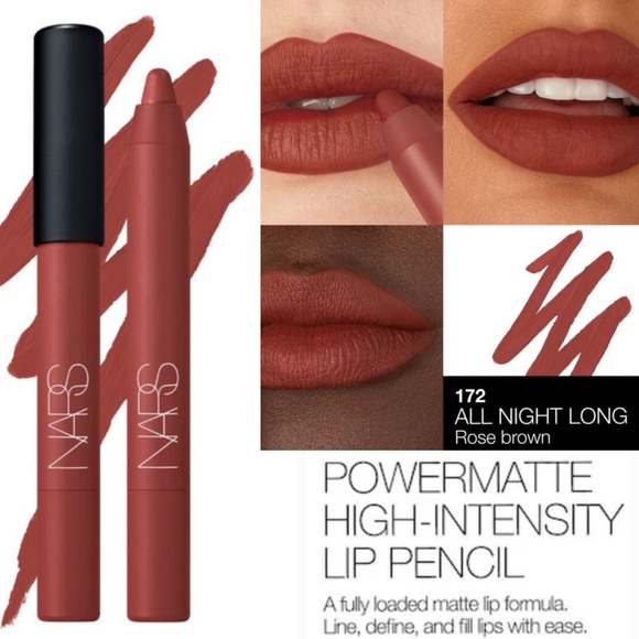 NARS PowerMatte High Intensity Lip Pencil in All Night Long NIB - Picture 1 of 1
